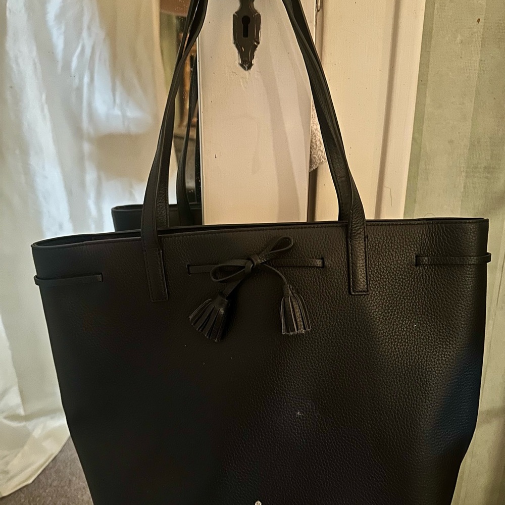 Elegant Black Kate Spade Tote Bag